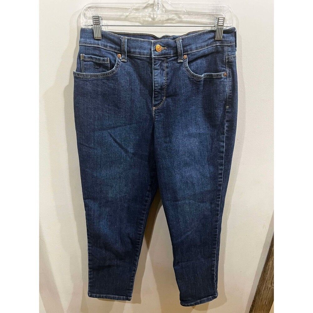 Gloria Vanderbilt Jeans Women's Size 6S Short Blue Denim Amanda Mid Rise